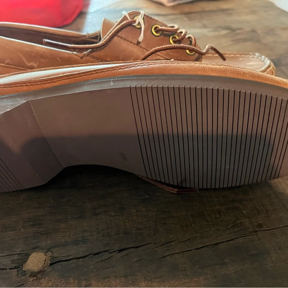 Dexter Brown‎ Boat Shoes with Moccasin Stitching